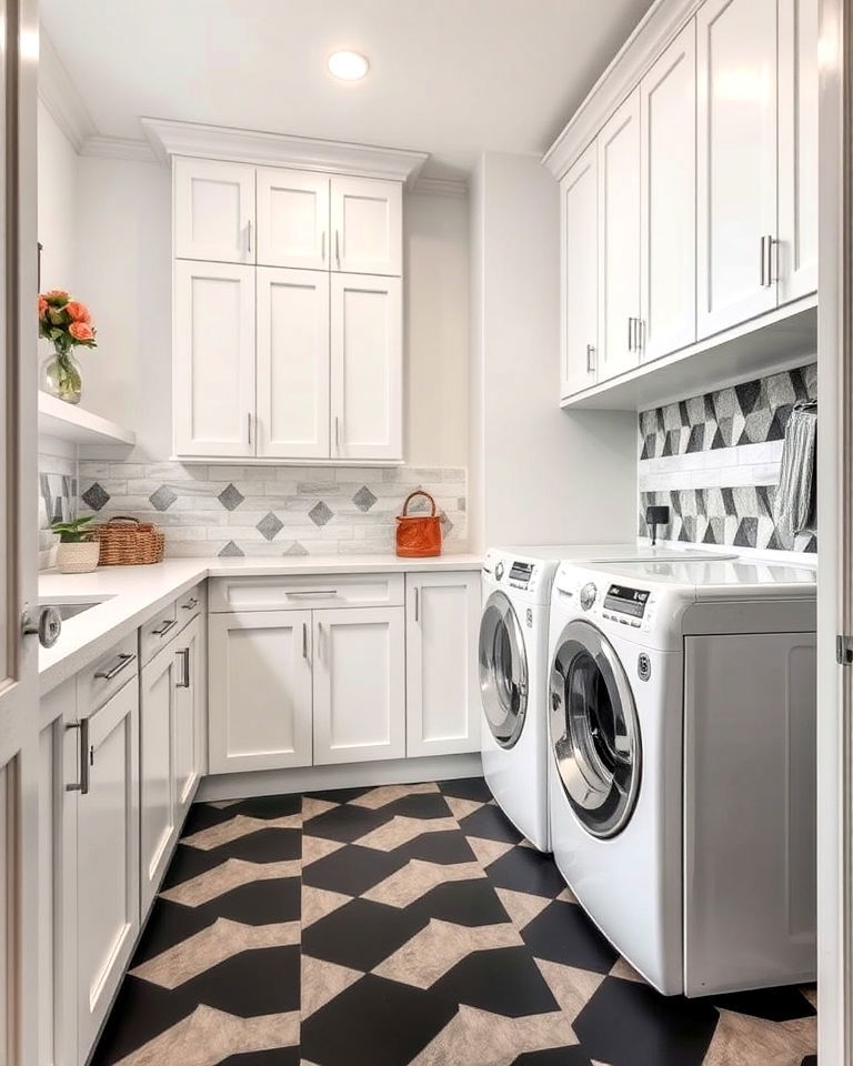 Striking Black Geometric Patterns