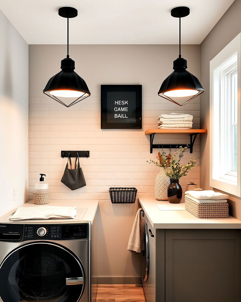 Sleek Black Pendant Lights for Focused Illumination