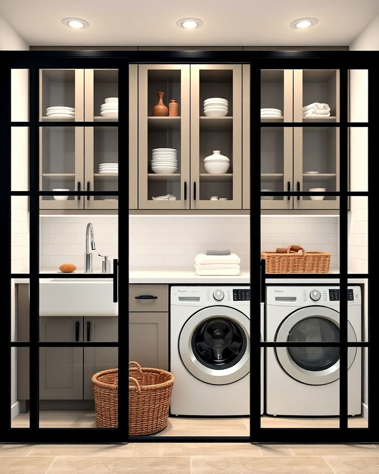 Sleek Black-Framed Glass Doors That Elevate Any Space