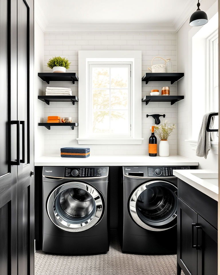 Sleek and Stylish Black Accents