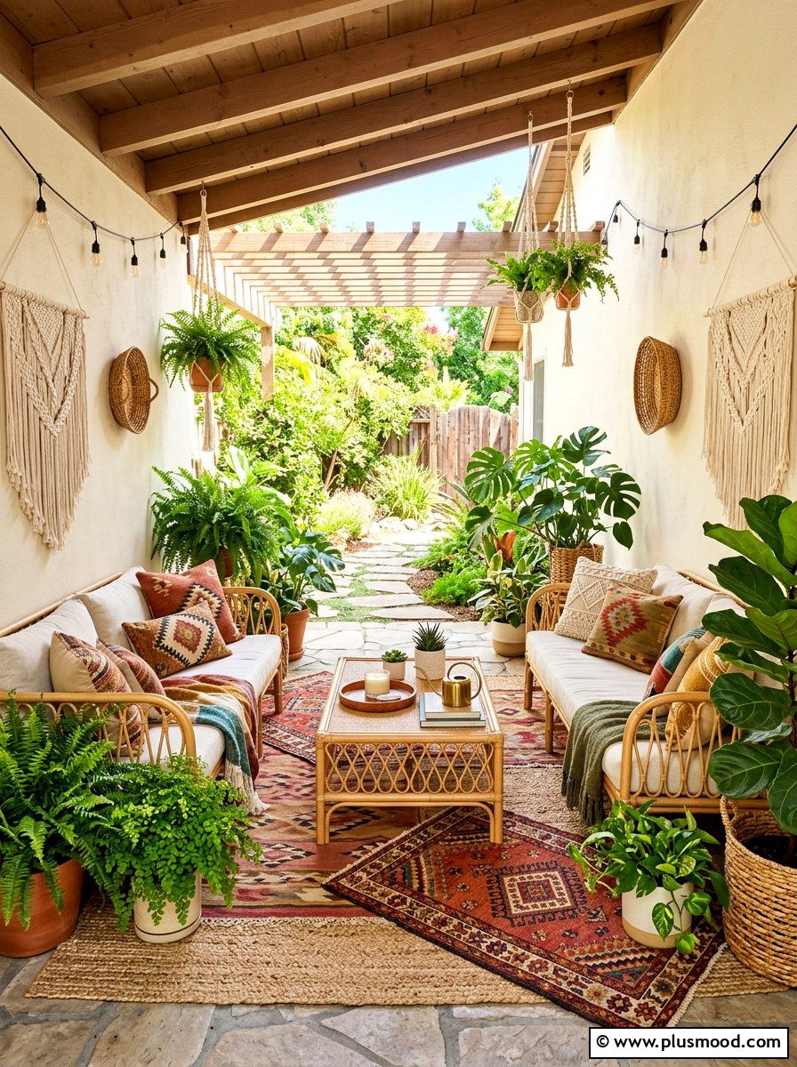 Designing an Inviting Boho Patio Retreat