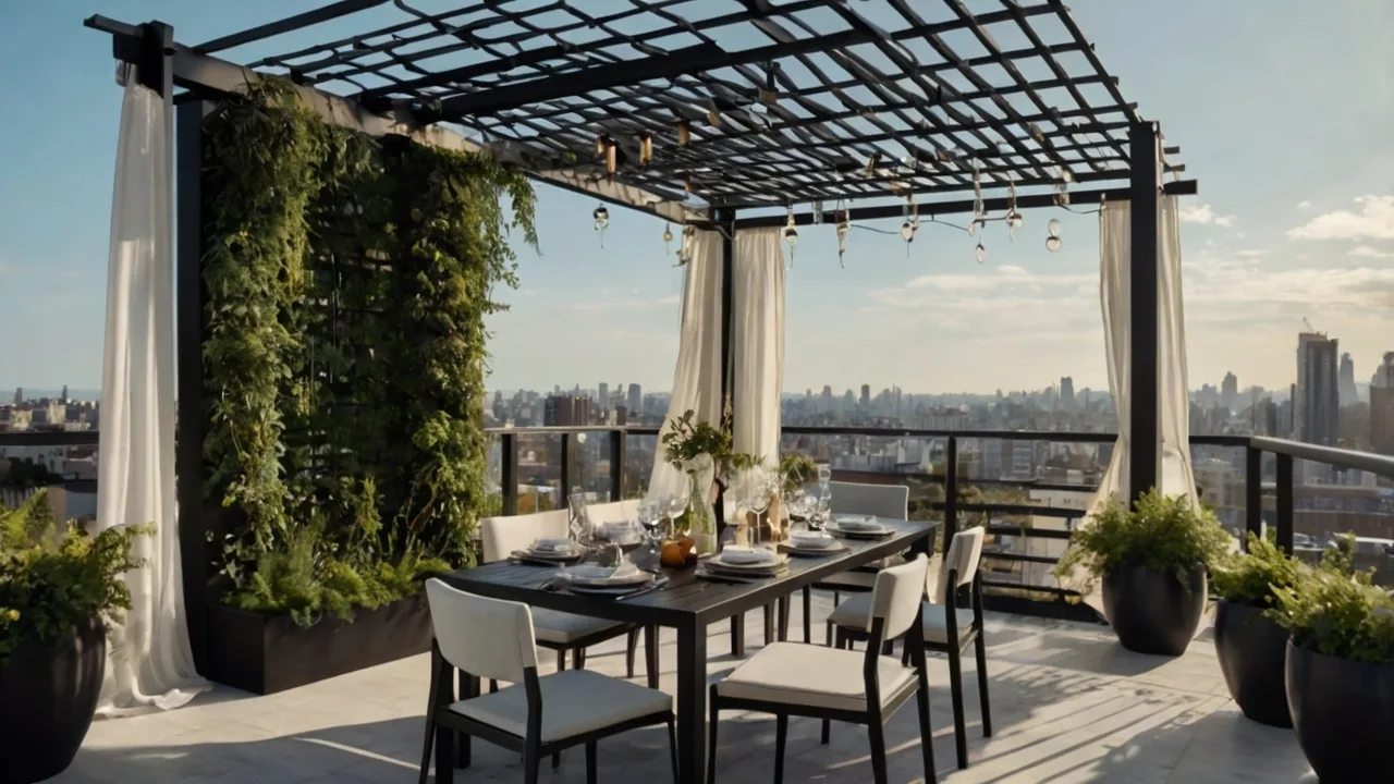 Chic and Comfortable Rooftop Retreat
