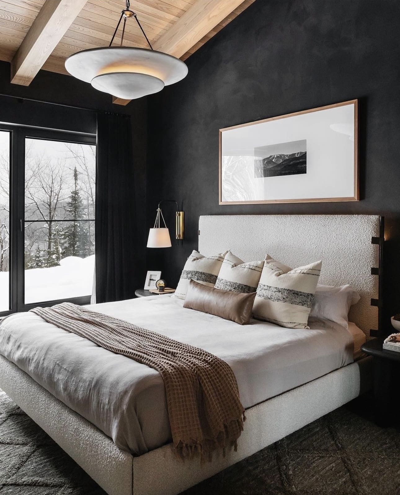 Embrace a Bold Black Wall
