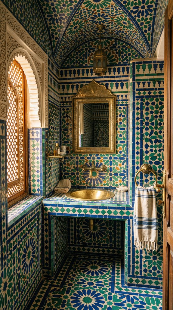 Elevate Your Bathroom with Floor-to-Ceiling Zellige Tiles