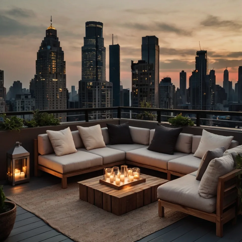 Enchanting Rooftop Radiance