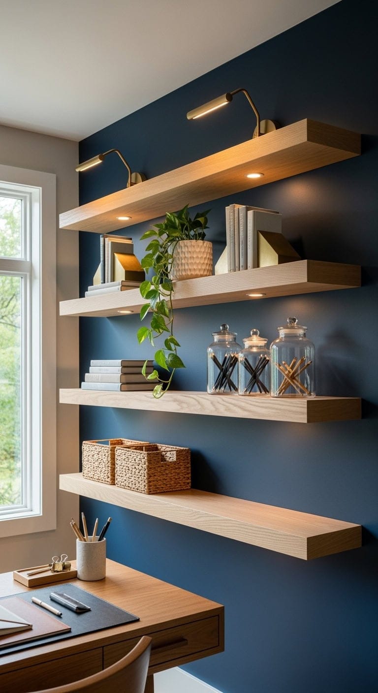 Elevate Your Space with Sleek Floating Ledges
