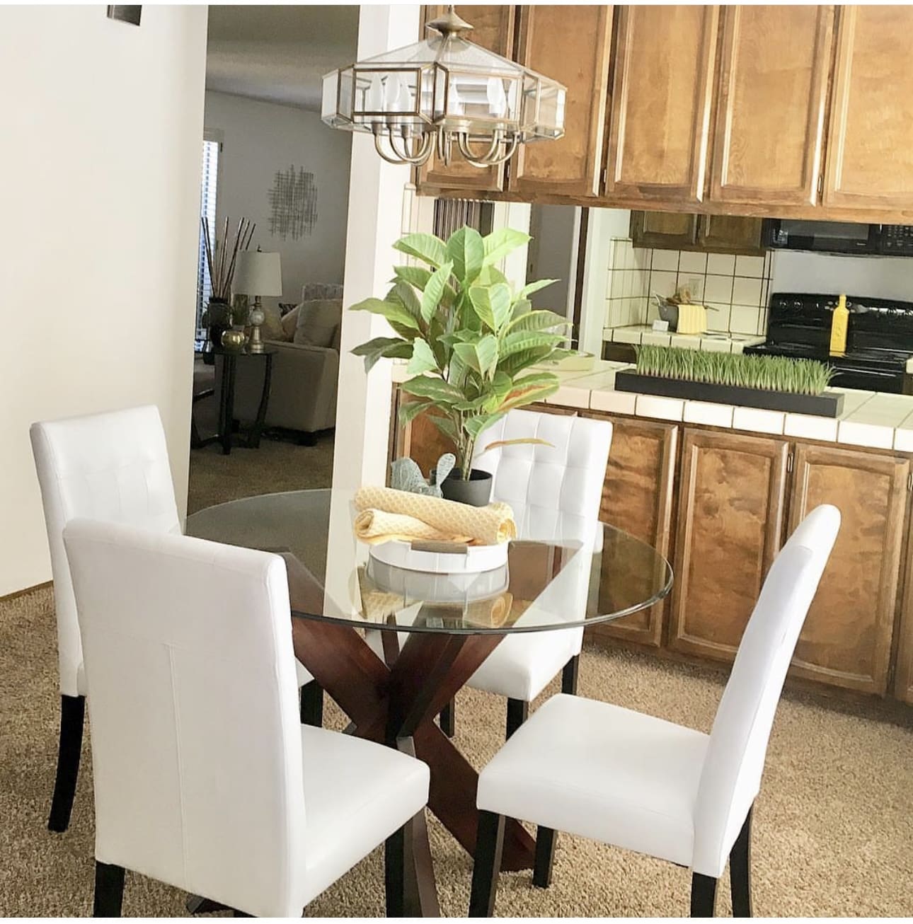 Elevate Your Space with a Transparent Dining Table