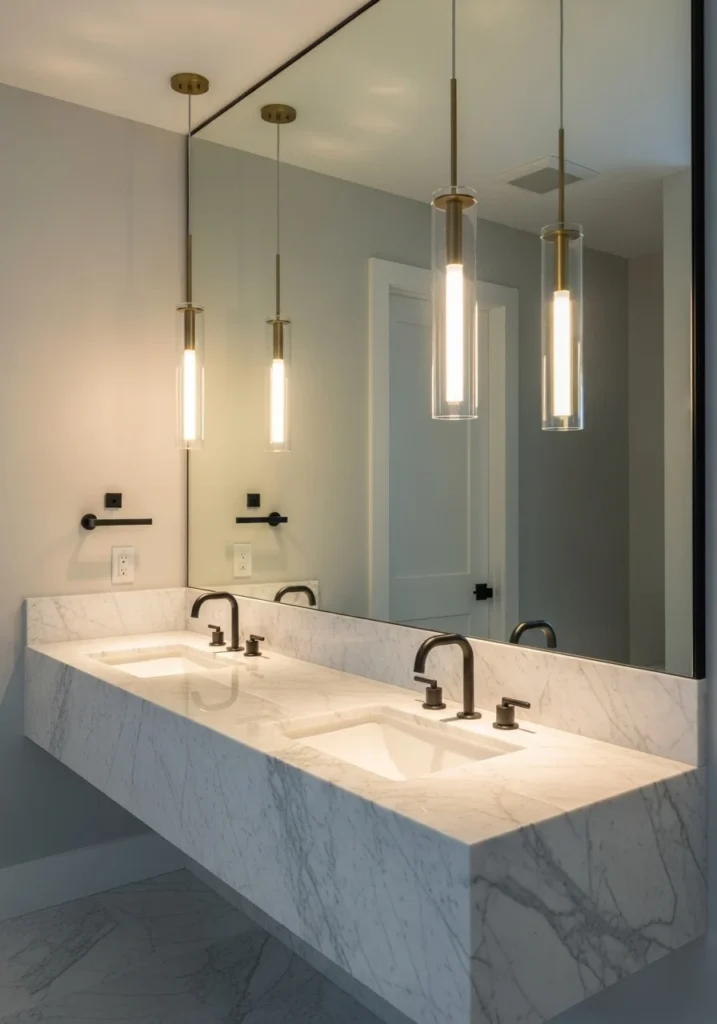 Elevate Vanity Style with Pendant Lights