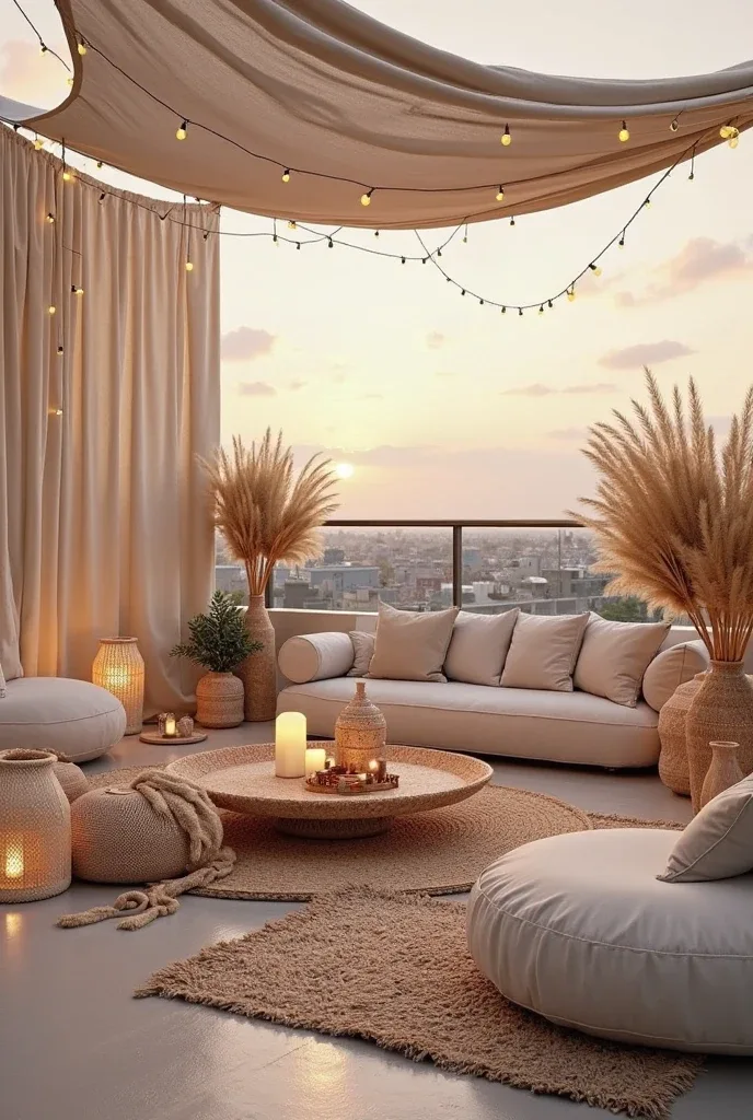 Chic Bohemian Canopy Retreat