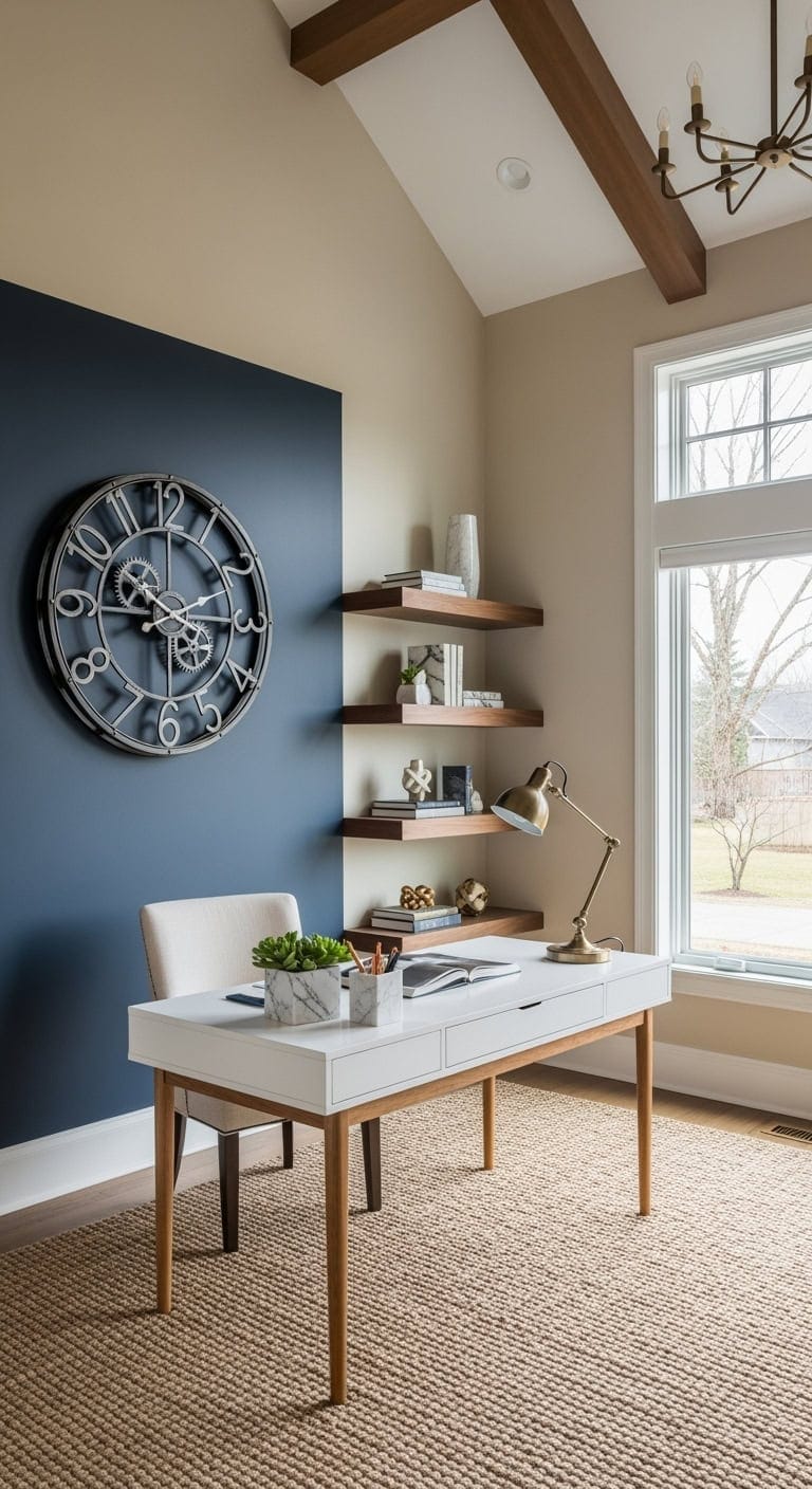 Grand Timekeeper: Elevate Your Office with a Bold Wall Clock