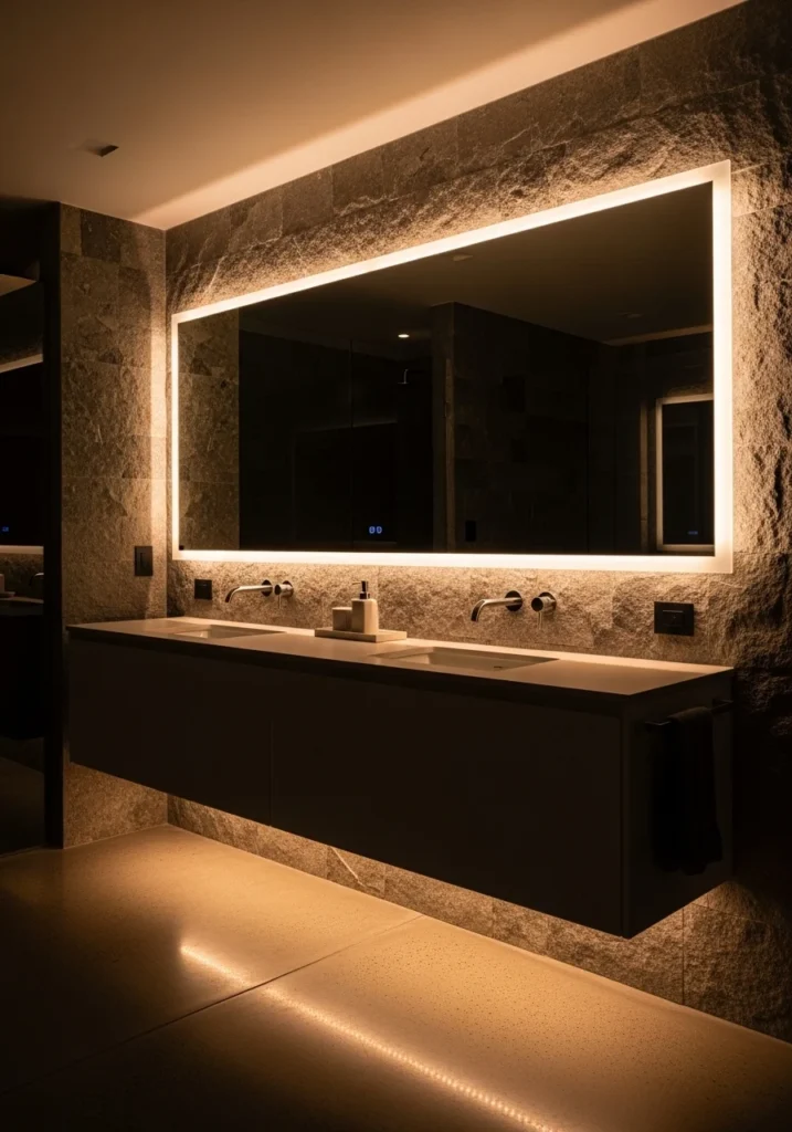 Glow Up with Backlit LED Vanity