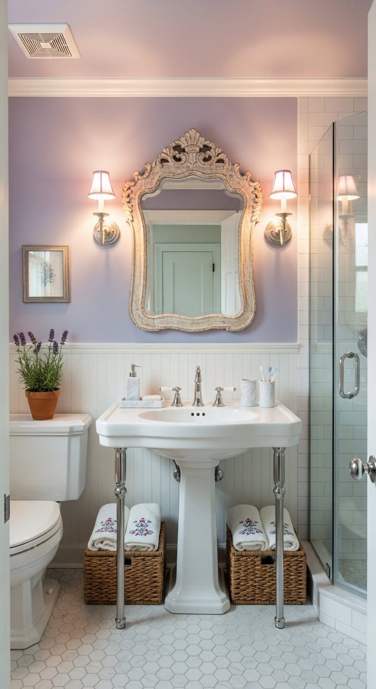 French Country: Embrace Cozy Elegance with Classic Pedestal Sinks
