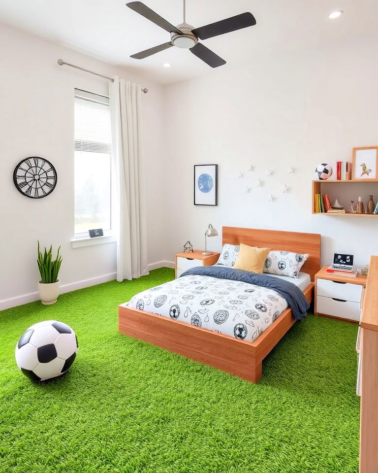 Bring the Soccer Field Indoors with Turf-Style Flooring