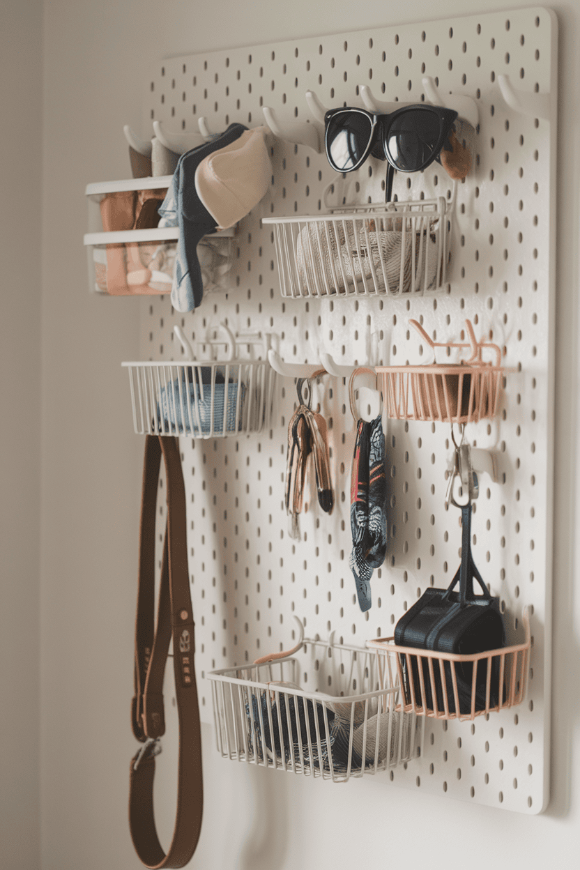 Design a Custom Pegboard Storage Hub