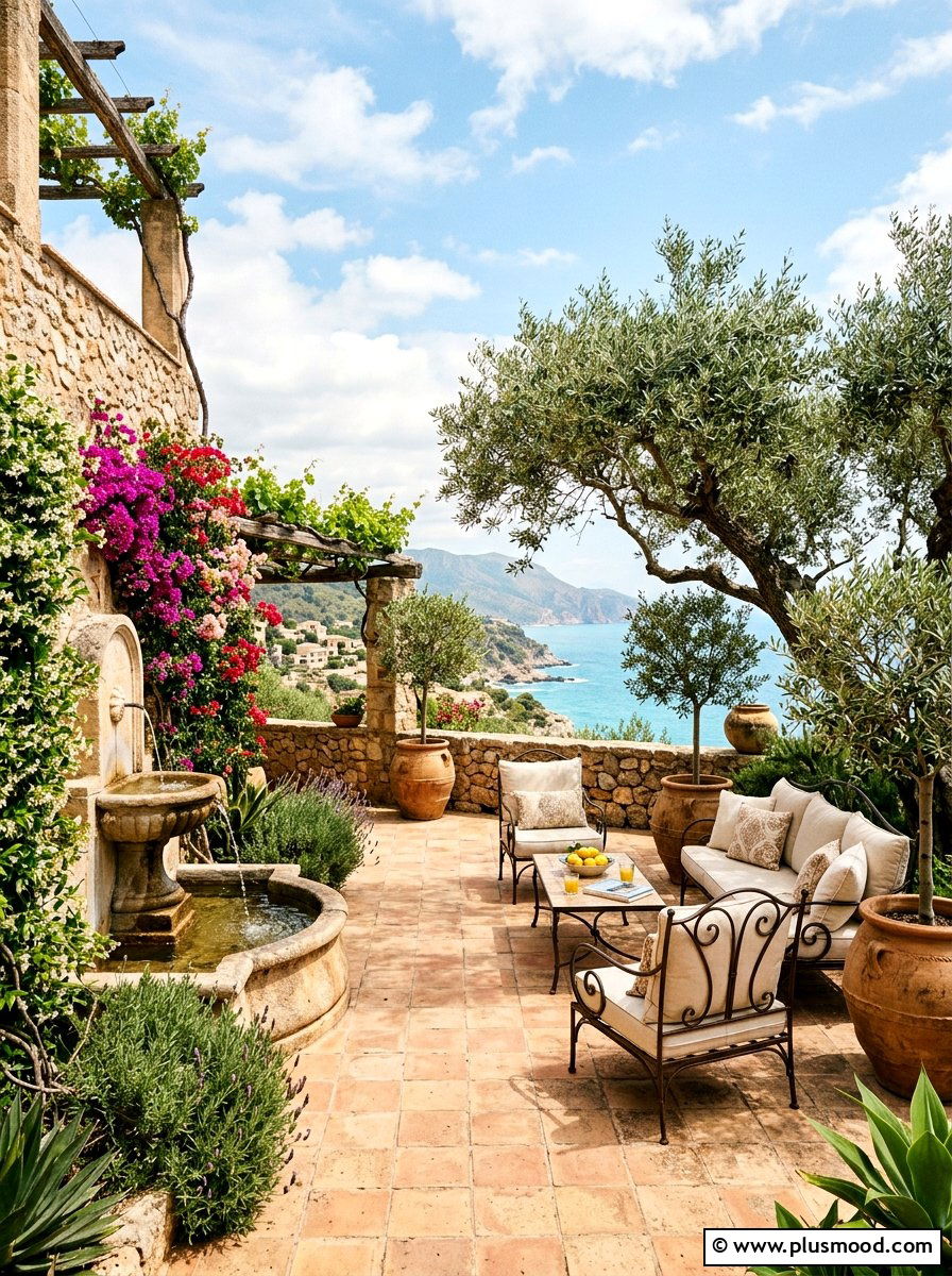 Creating a Mediterranean-Inspired Stone Patio