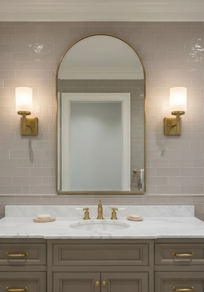 Perfectly Balanced Bathroom Wall Sconces