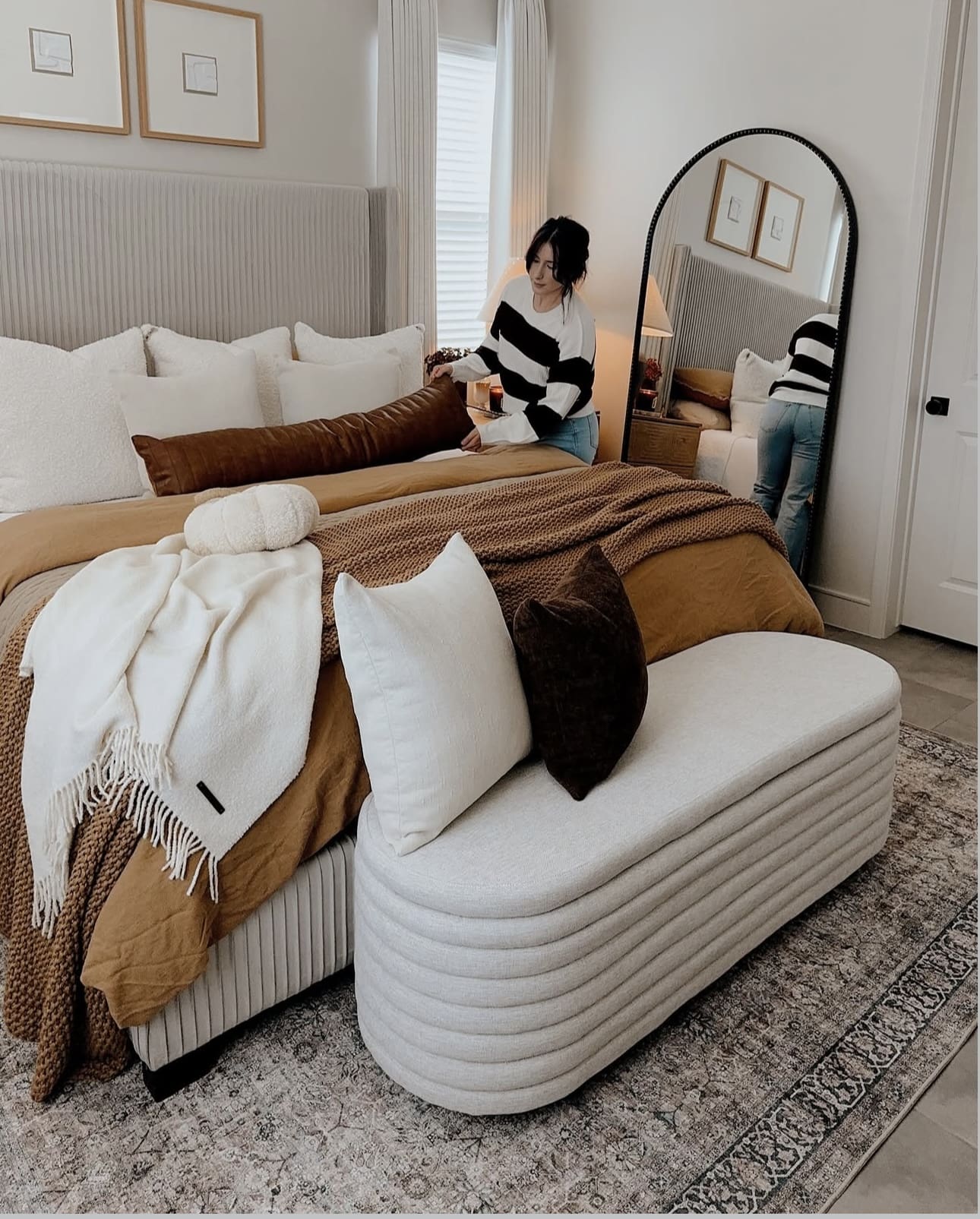 The Art of Piling on Plush Pillows
