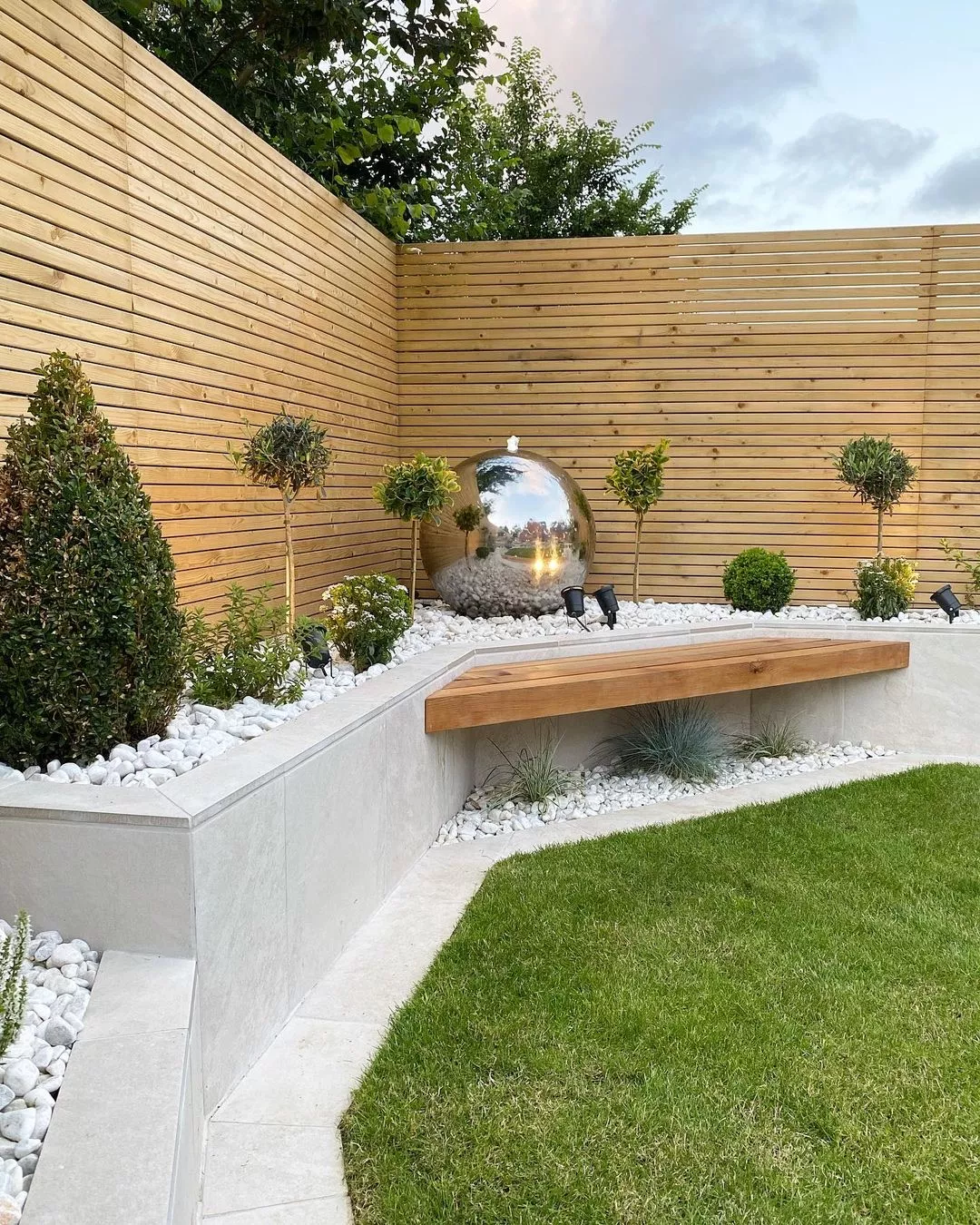 Elevated Concrete Planters for Your Patio