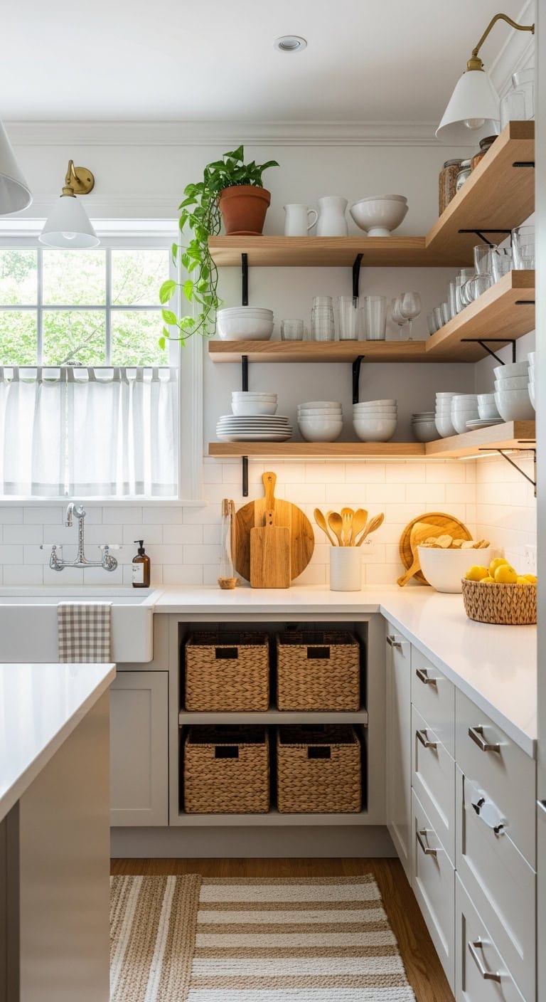 Breathe Life Into Tight Spaces with Budget-Friendly Scandinavian Open Shelves