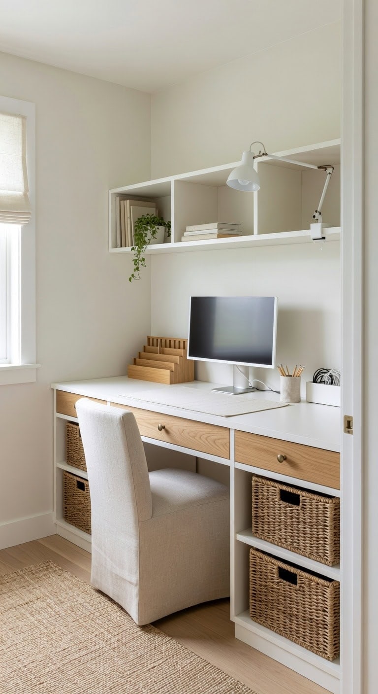 Opt for a Desk That Integrates Smart Storage