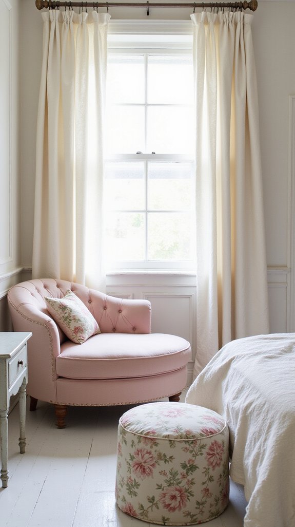 Incorporate Furniture with Soft, Feminine Curves