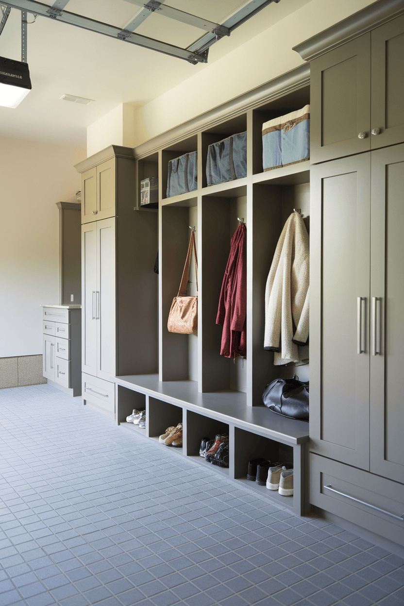 Designing an Efficient and Organized Garage Entryway