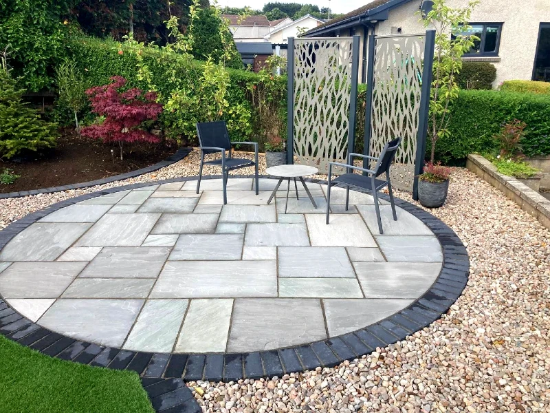 Round Concrete Patio Design