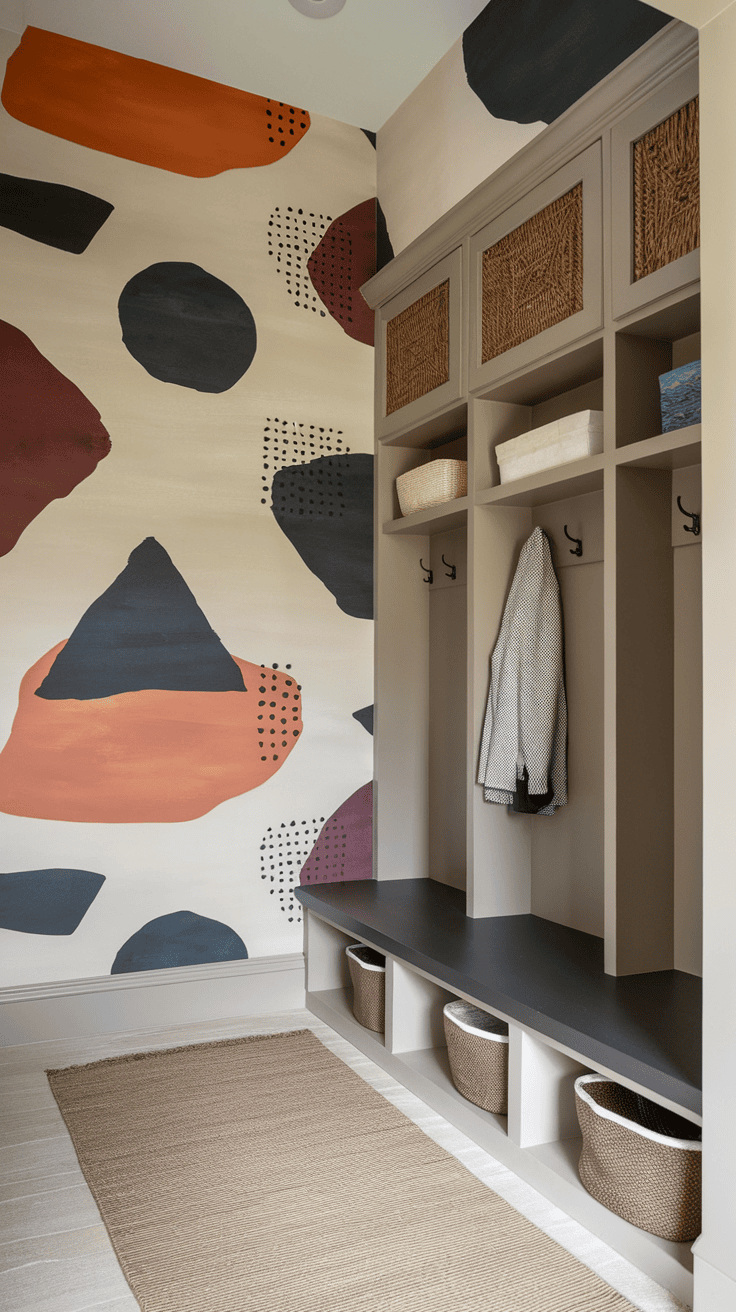 Tranquil Neutrals: Creating a Serene Mudroom Sanctuary