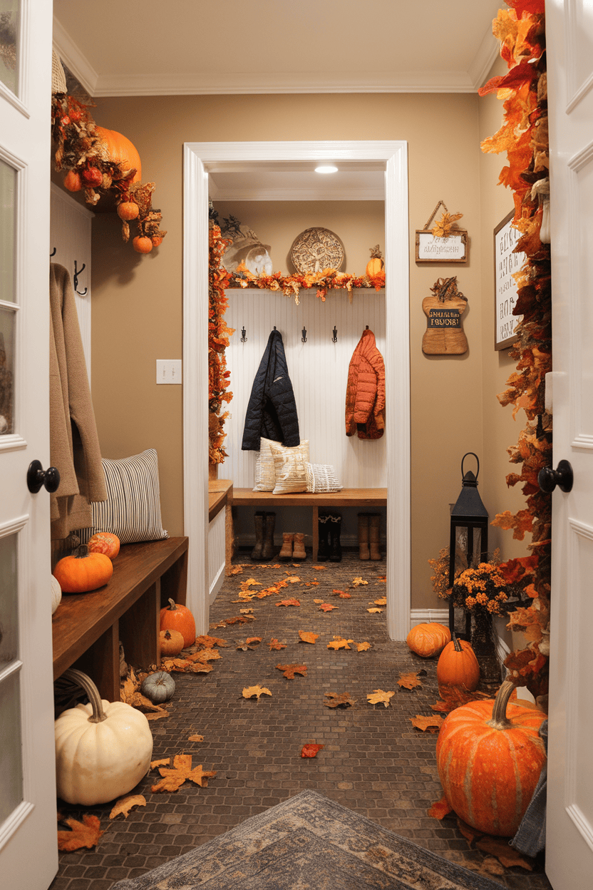 Transform Your Mudroom with Seasonal Charm