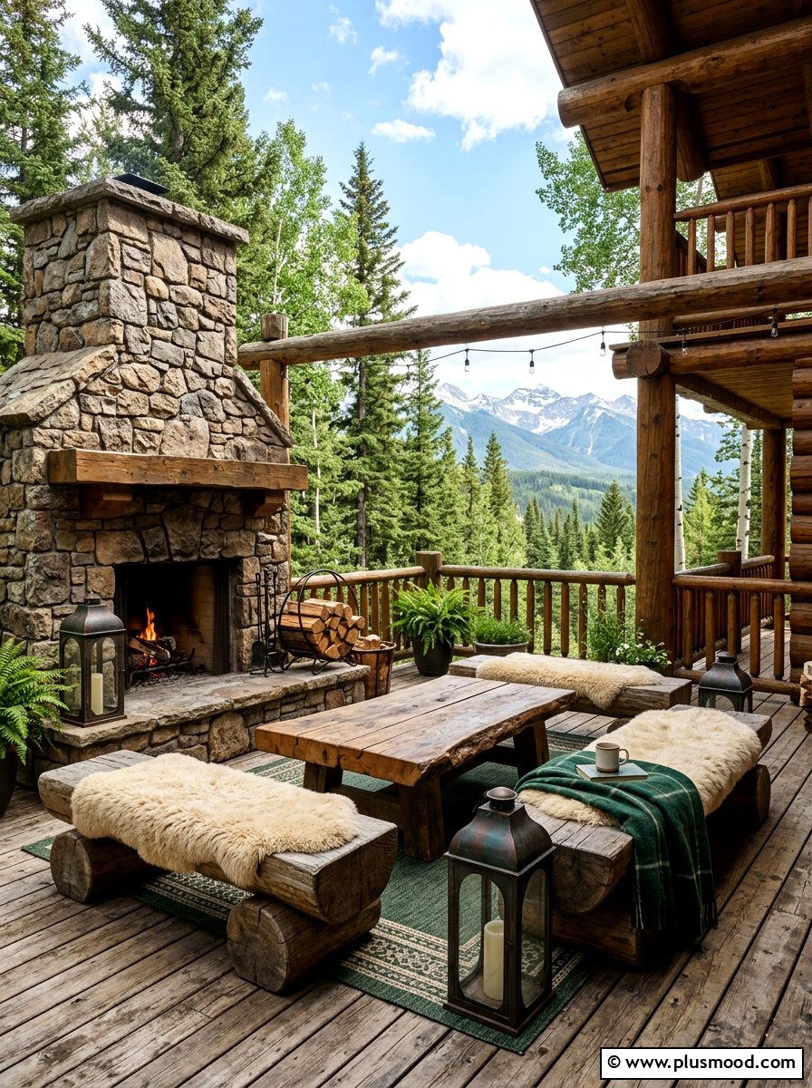 Charming Rustic Wood Patio Ideas