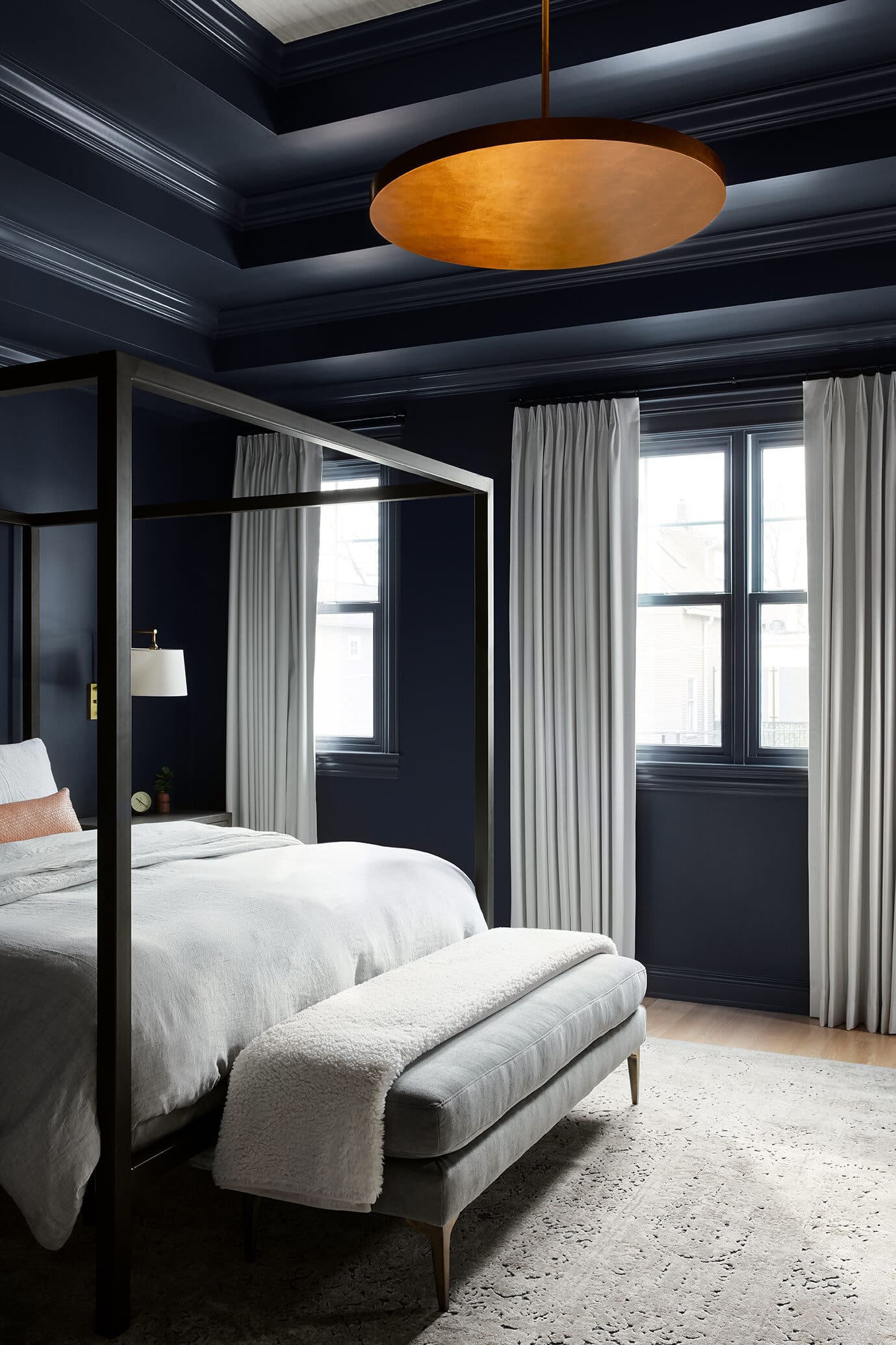 Add Depth with a Dark Ceiling