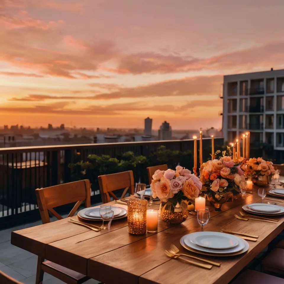 Show-Stopping Rooftop Dining Experience