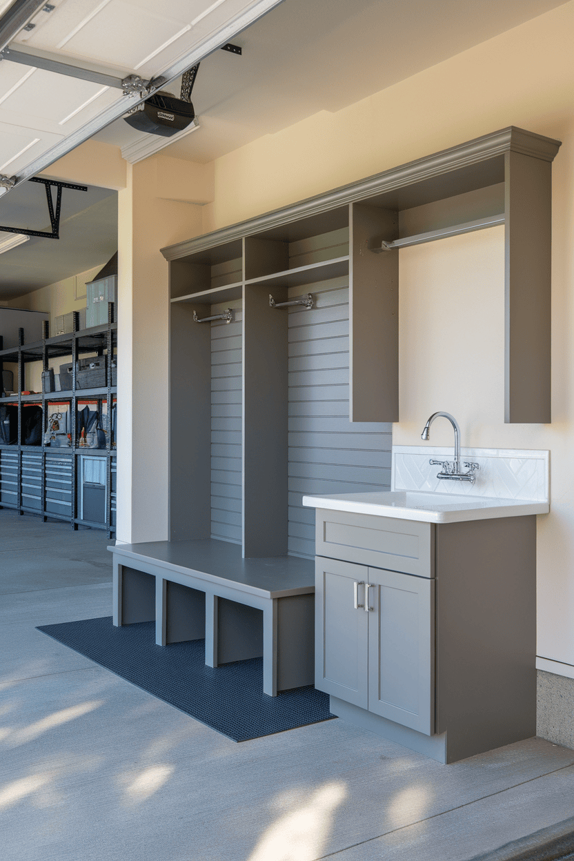 Key Elements for an Efficient Garage Mudroom