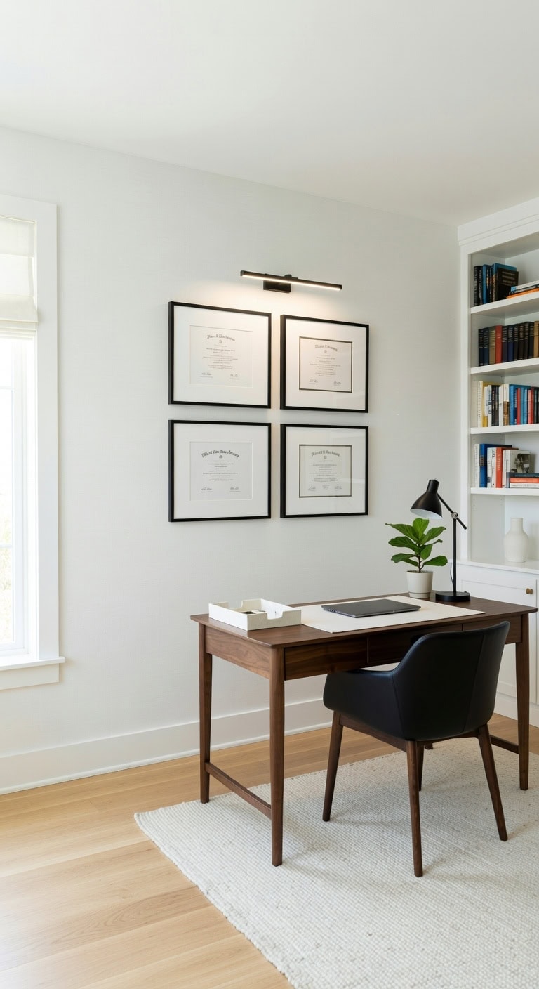 Showcase Your Credentials with Sleek Gallery Frames