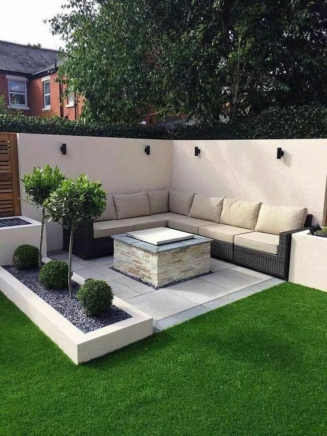 Timeless Square Concrete Patio
