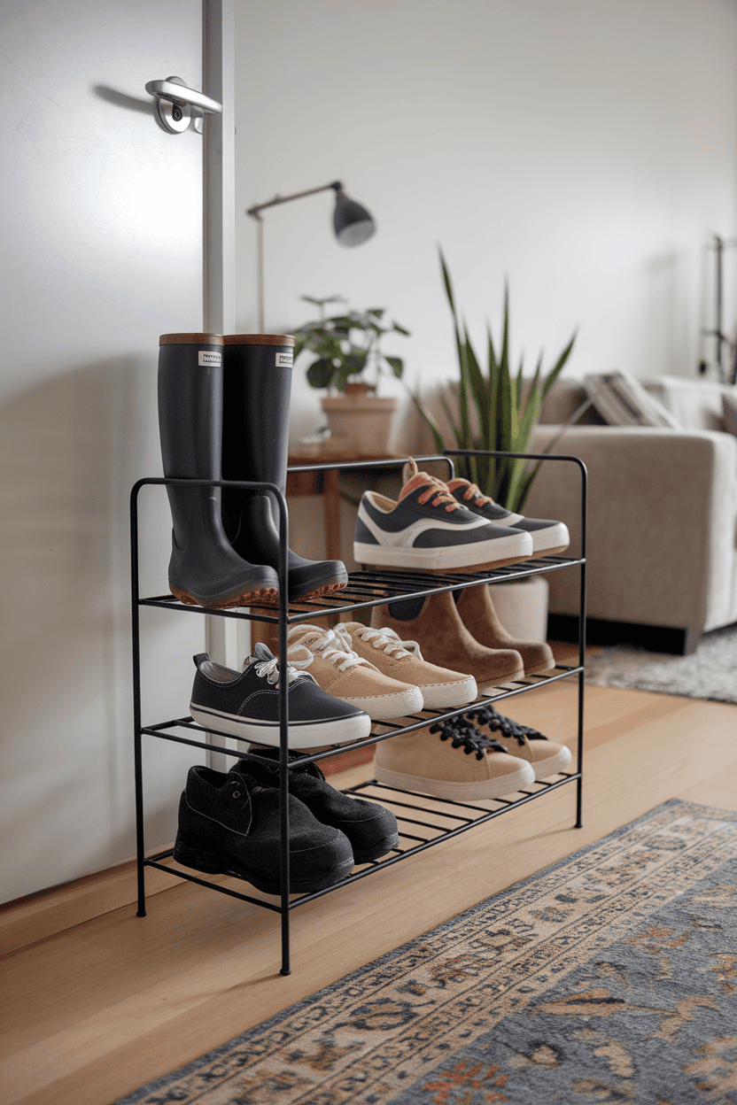 Install Convenient Shoe Storage Near the Entryway