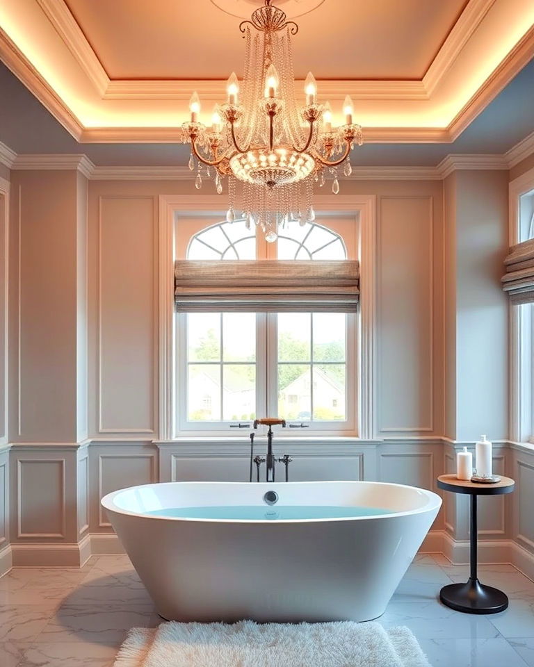 Bathtub Bliss in a Bay Window Nook
