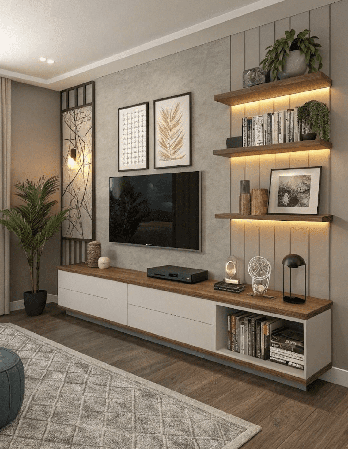 Incorporate Books for Style and Dimension