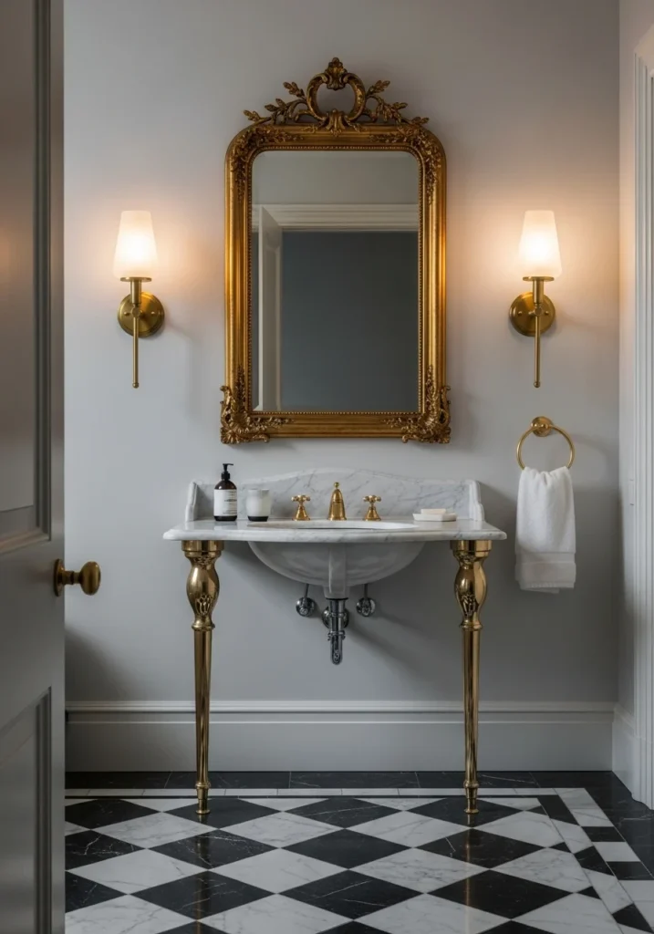 Timeless Charm: Candle-Style Bathroom Lights