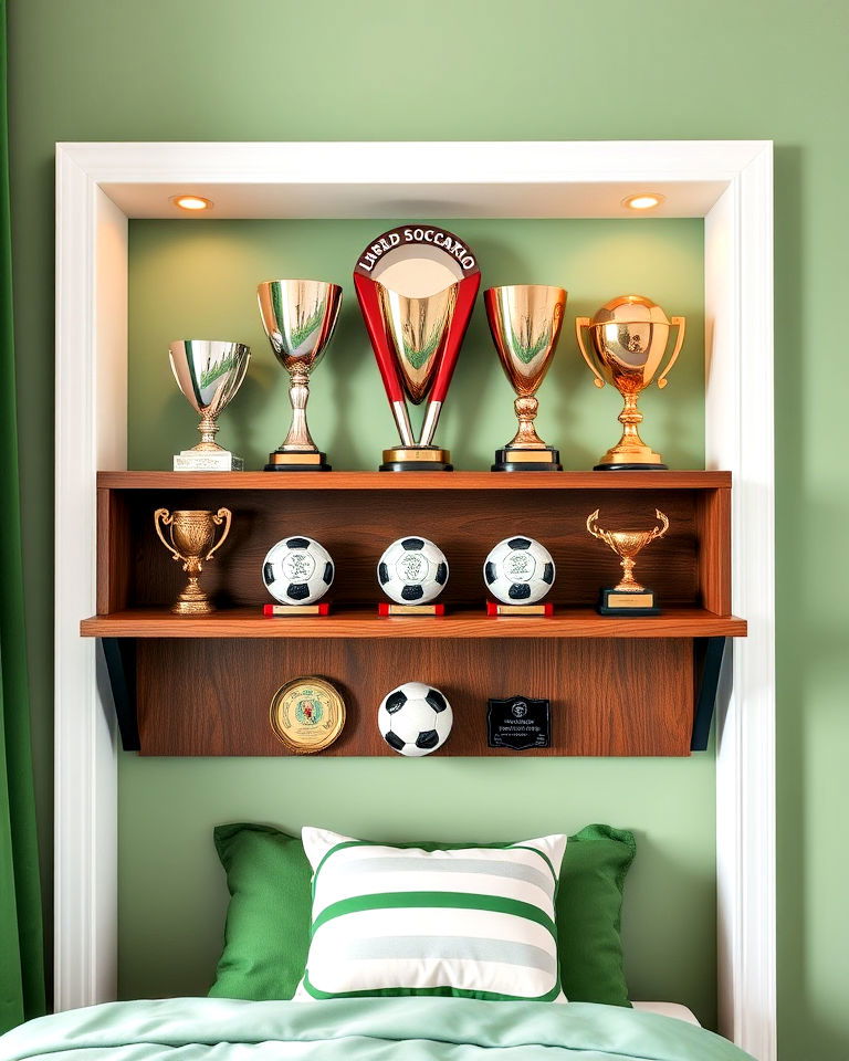 Personalized Soccer Achievement Showcase