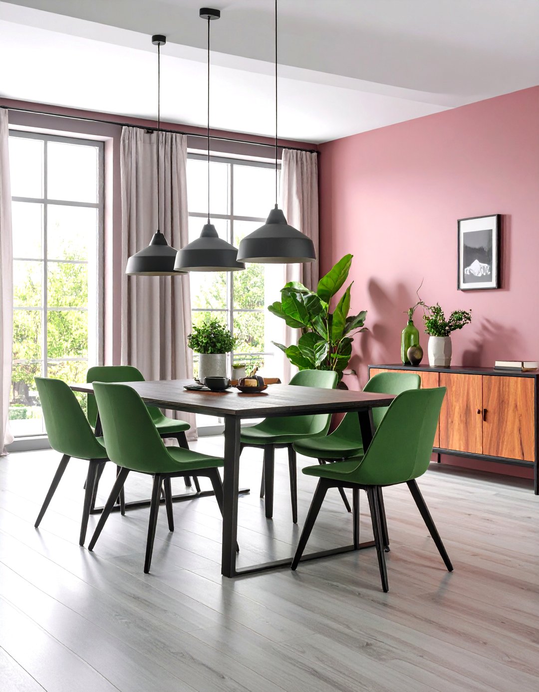 Sleek Industrial Dining Spaces Embracing Minimalist Style