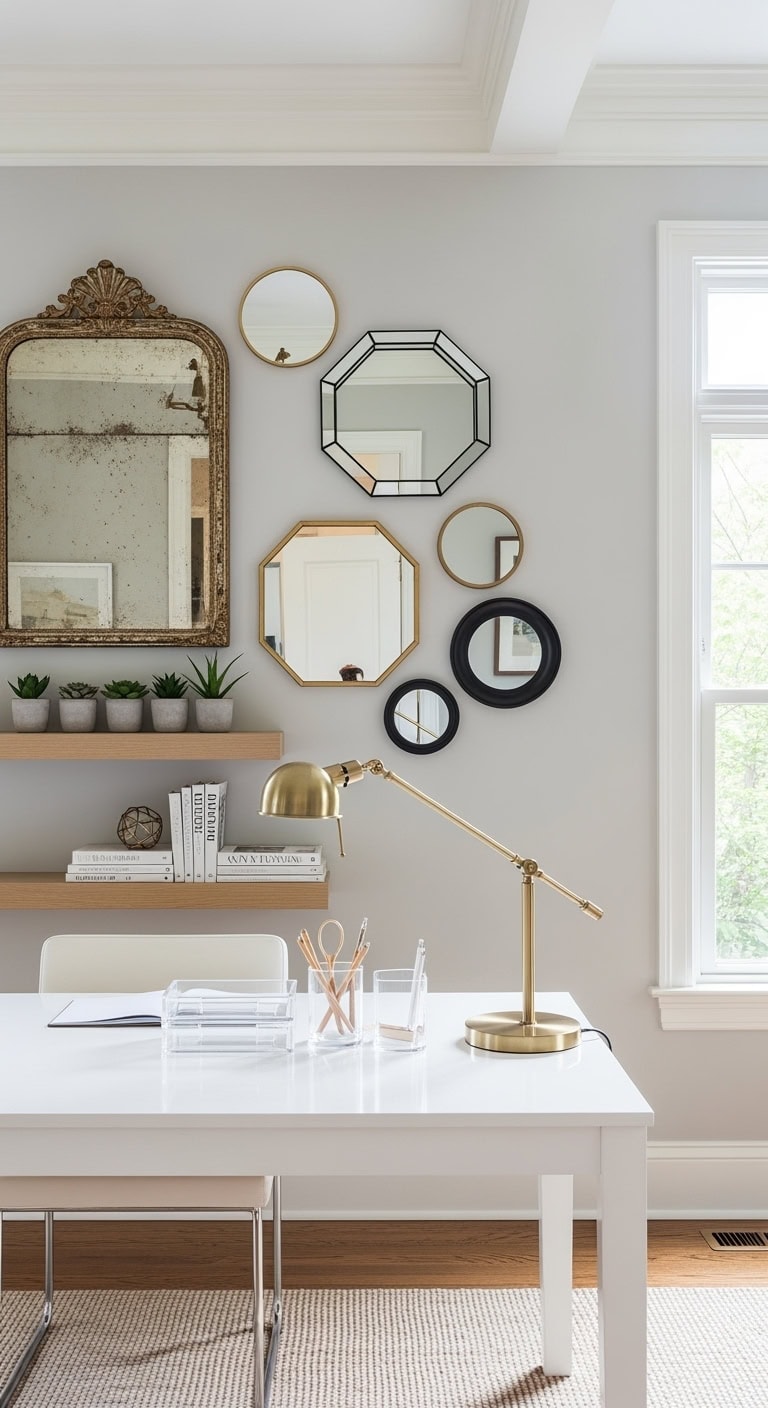 Reflect & Refresh: Using a Cluster of Mirrors to Amplify Light and Space