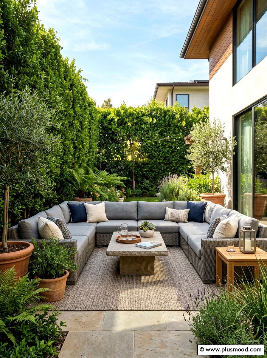 Creating Cozy Outdoor Seating with a Sectional Sofa
