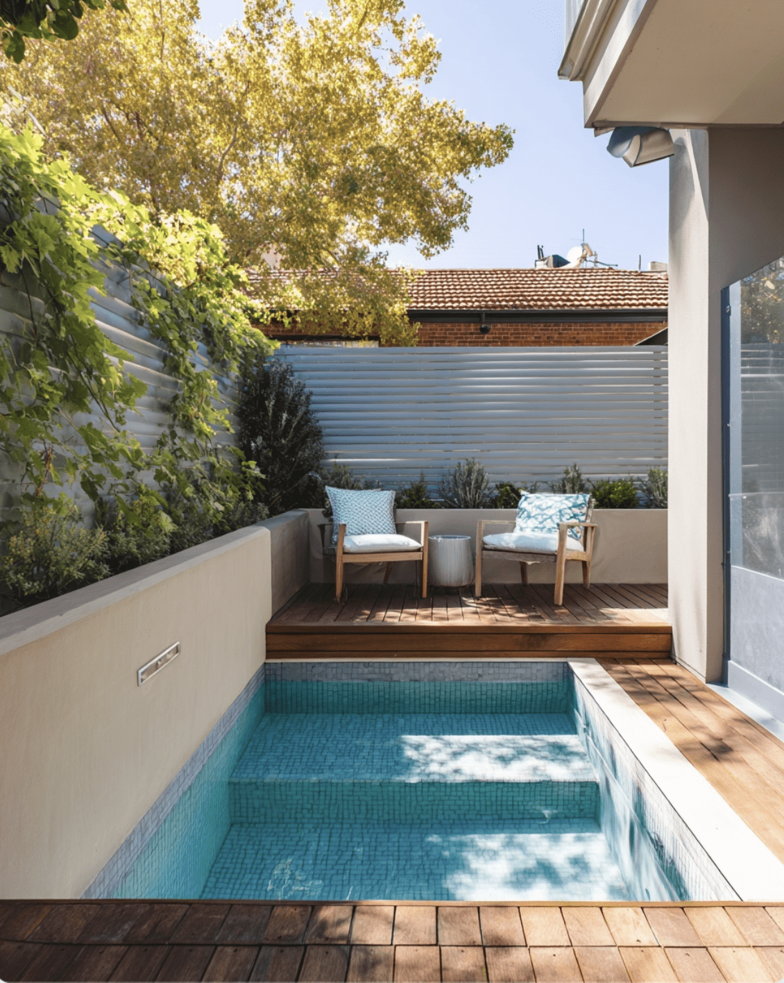 Slimline Side Yard Oasis