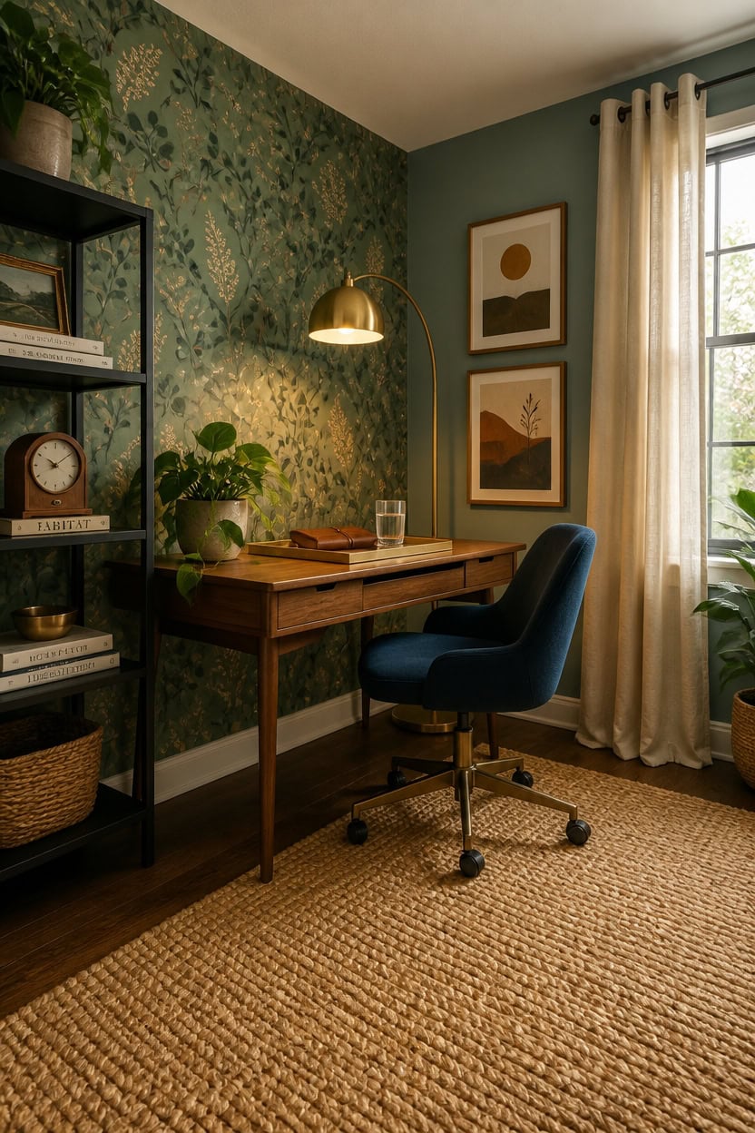 Securing Wallpaper to Your Home Office Furniture: A Step-by-Step Guide
