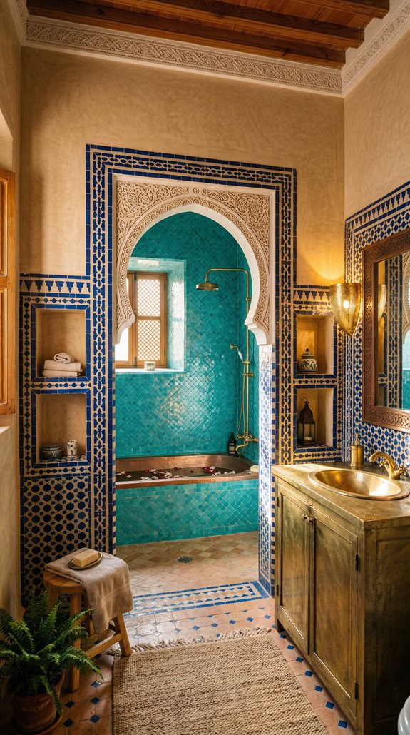 Incorporating Arches and Niches to Enhance Your Moroccan Bathroom Design