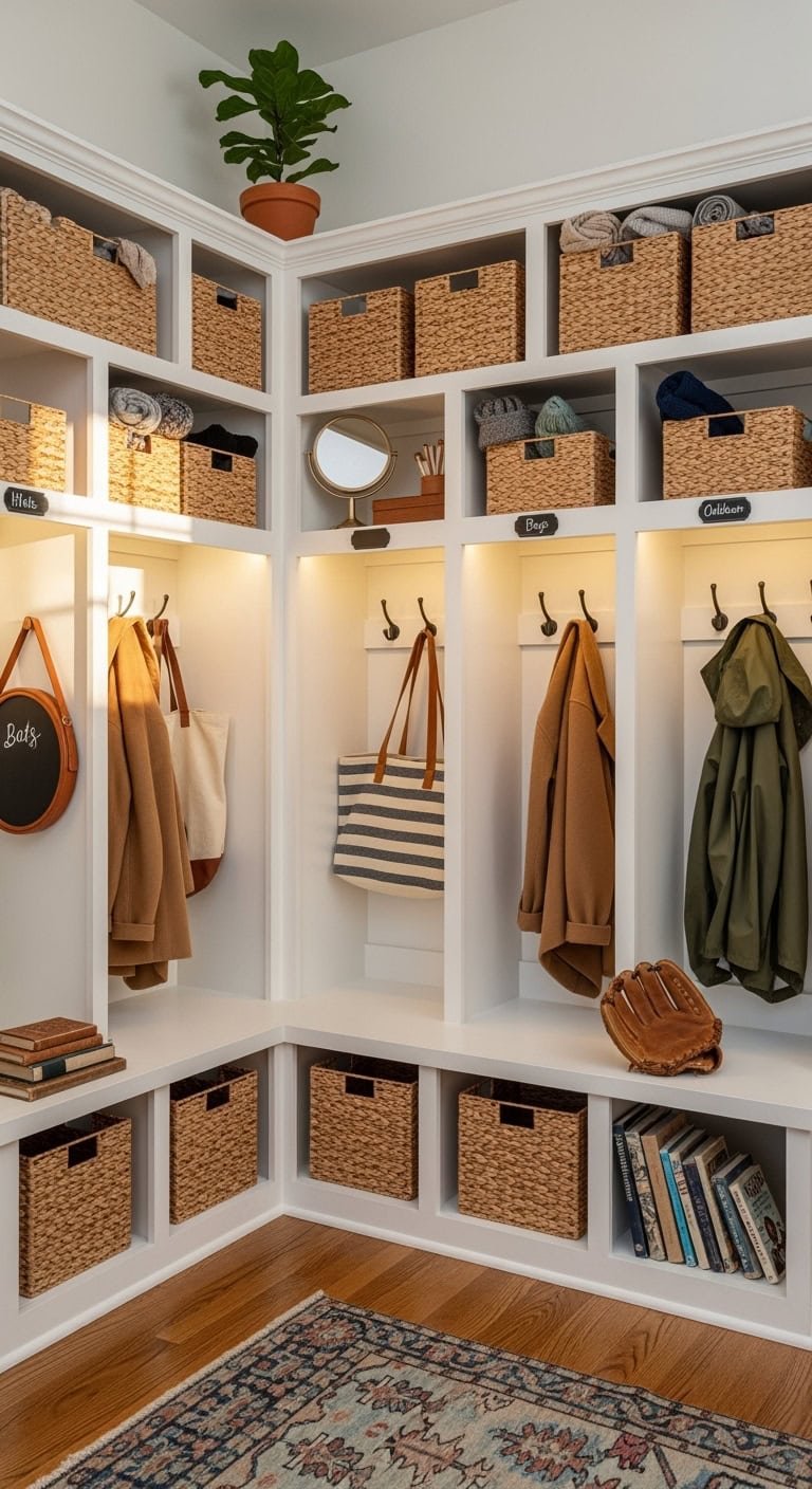 Charming Open Cubby Lockers