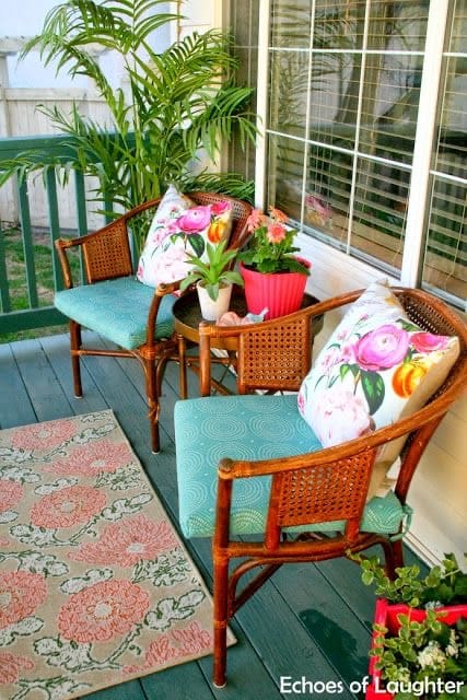 Blooming Porch Pillows