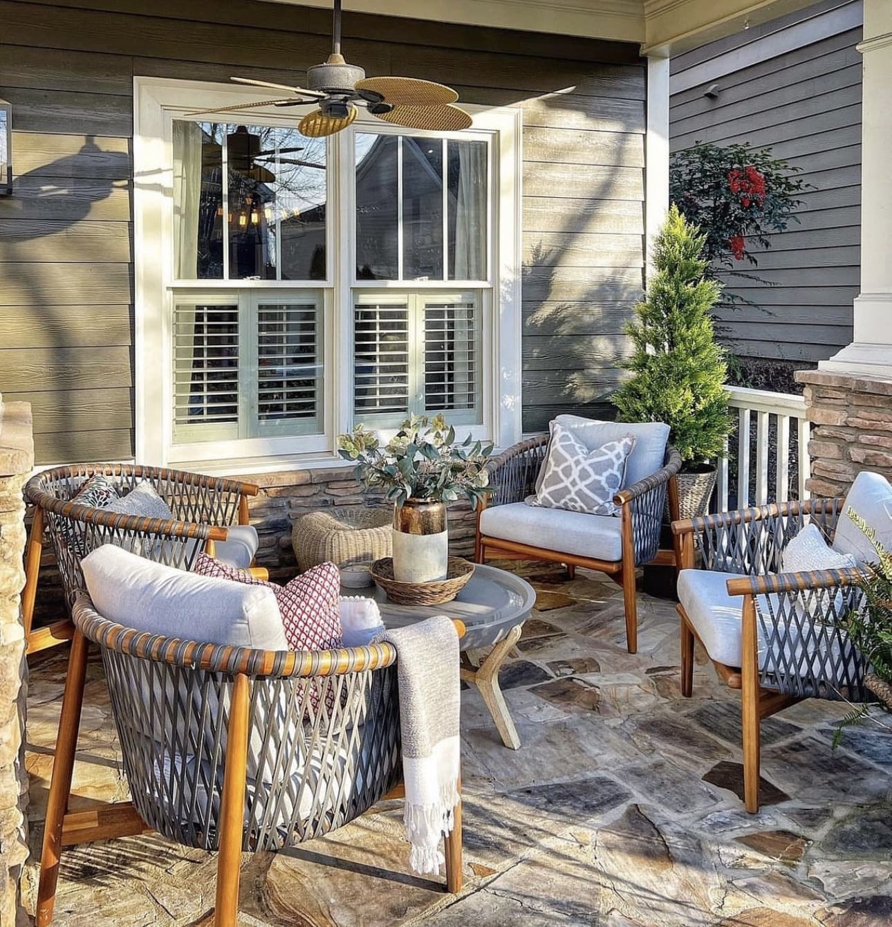 Cozy Up Your Outdoor Space with Stylish Layers