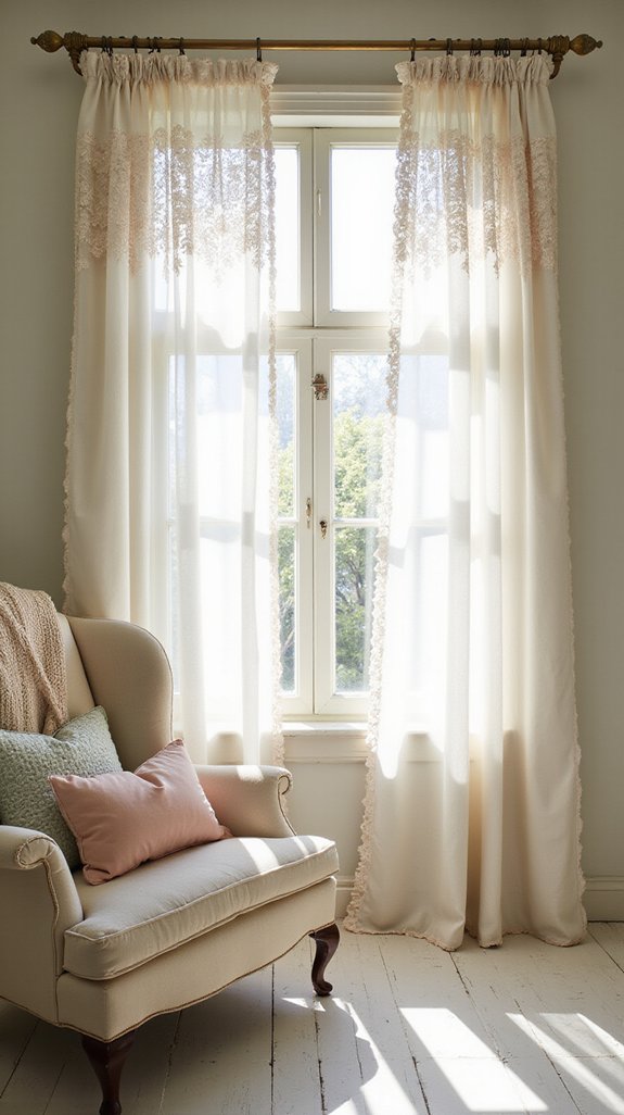 Adorn Your Windows with Elegant Lace Drapes and Sheer Fabrics